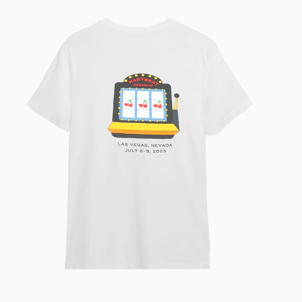 Hartbeat Weekend‎ Event Exclusive White Cherry T-Shirt Unisex Large